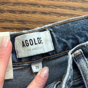 Agolde Classic Denim Jeans in Blue